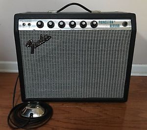 Vintage 1975 Fender Princeton Reverb Amp With New Footswitch
