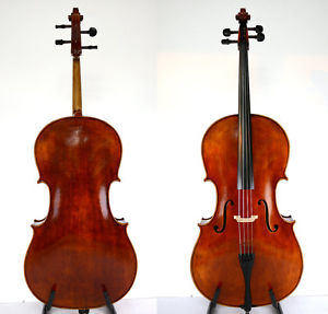 Great 4/4 Cello!Deep Sound!Stradivari 1712 "Davidov" Cello Model Oil Varnish