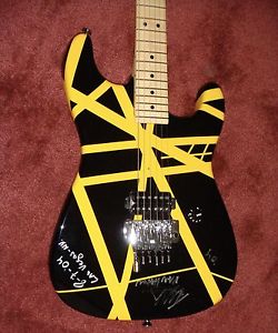 Van Halen Charvel Guitar- Hand Striped & Played onstage By Edward Van Halen 2004