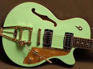 Duesenberg Starplayer TV Surf Green with Hard Shell Case    FREE SHIPPING