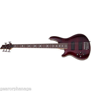 Schecter Omen Extreme-5 Black Cherry BCH LH NEW Bass + FREE GIG BAG! Left Handed