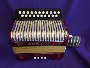 NEW HOHNER ERICA  BUTTON ACCORDION KEYS OF GC