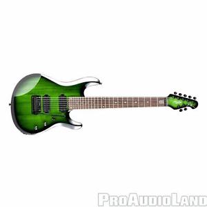 Sterling JP70-TGB John Petrucci 7 String Guitar H/H Green Burst w/ Gig Bag NEW