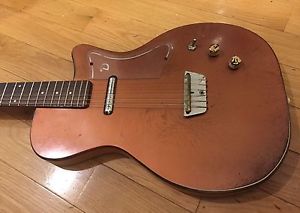 Vintage 1950s Danelectro U-1 Copper Top Electric Guitar