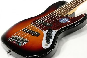 Fender Standard Jazz Bass V 3-Color Sunburst/R Electric Free Shipping