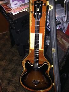 1964 Gibson EB2 bass w/original case  Sunburst - nice big round sound