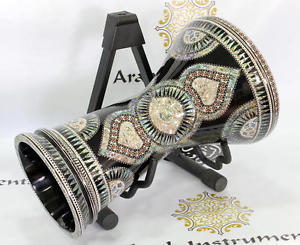 Gawharet El Fan 18.5" Doumbek - Sombaty Plus Darbuka - Blue Pearl Leaf #88888