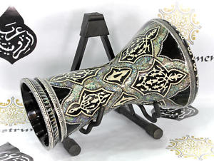 Gawharet El Fan 18.5" Doumbek - Sombaty Plus Darbuka - Blue Pearl Palace #99999