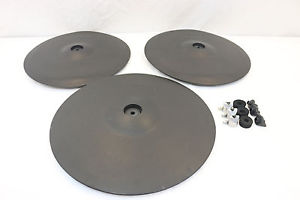 Roland THREE Cymbal Package ONE CY-15R Ride & TWO CY-14C Crash CY14C CY15R CY14