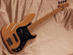 Fender USA American Deluxe Precision Bass N3 Ash Natural/Maple Used Bass #b481