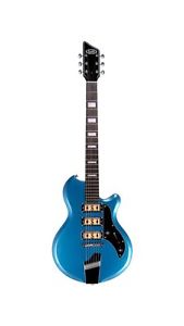 NEW Supro Hampton Ocean Blue Metallic Electric Guitar