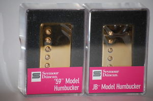 NEW Seymour Duncan SH-4 JB & SH-1N 59 GOLD Humbuckers 11102-13-Gc_11101-01-Gc1C