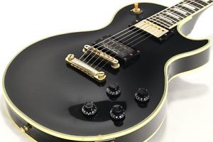 Epiphone Les Paul Custom LPC-80 Ebony MOD Electric Free Shipping