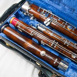 Fox Renard Artist Model 220 Wood Bassoon, Overhauled, New Pads+High D & E Keys!