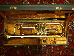 Josef Lidl Rotary Valve Eb E flat Trumpet w/ case (LTR 561?) – UNUSED