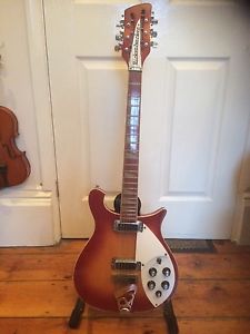 Rickenbacker 620 Fireglow 12 string electric guitar rare 1986