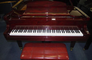 5'8 Wurlitzer Baby Grand Piano - Walnut with a cherry finish - gorgeous!