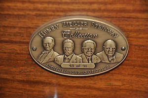 Steinway B  Limited Edition. Henry Z Steinway.  48/91 made. East Indian Rosewood