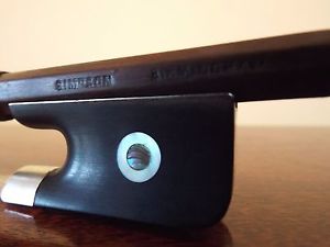 SUPERB  THOMAS SIMPSON  1864-1933 ENGLISH MAKER VIOLA BOW SILVER -  violin cello