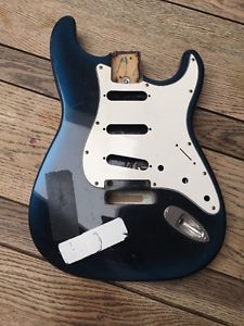 USA Fender Stratocaster Plus Body 1990 Blue Pearl Dust Finish RARE