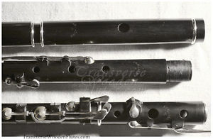 8-key Rudall & Rose Wooden Flute modern copy by John Gallagher