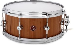 Sugar Percussion Solid Stave Snare Drum - 6"x14" - Eastern Black  (Open Box)