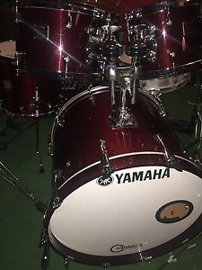 Yamaha Birch Custom Absolute Drum Shell Pack nouveau japan cherry lacquer 4pc