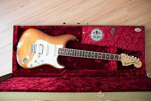 US Fender Stratocaster Select with "channel-bound" inlaid rosewood fingerboard.