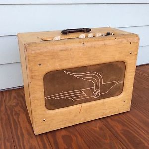 Vintage Rare National Valco 1202 Sportsman 50s Tweed Amp Amplifier Supro Fender