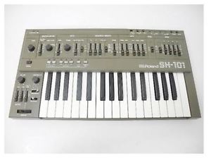Roland SH-101 Vintage Analog Synthesizer With Tracking Number From Japan (5)
