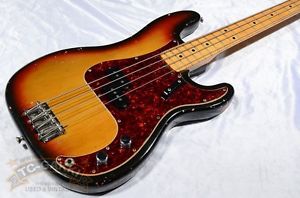 Fender 1973 Precision Bass 3TS Maple Electric Free Shipping