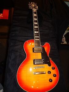 D'Angelico EX-SD Chambered Solid Body Electric 2014 Cherry Sunburst
