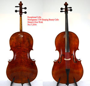 Exceptional Cello!Montagnana1739 Sleeping Beauty Cello!Master's Own Work No.17