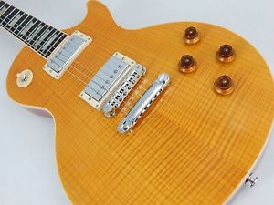 NEW 2016 Gibson Les Paul STANDARD Lemon Burst FlameTop Amber Finish Case Candy