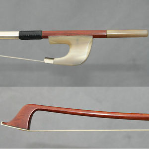 Master Pernambuco Wood Double Bass Bow German Round Stick 740mm 3/4 129.4g