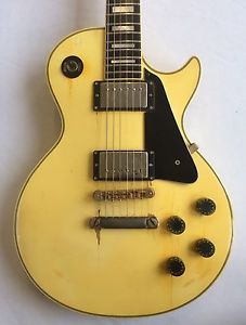 1977 GIBSON LES PAUL CUSTOM WHITE & OHSC - KILLER SOUNDING