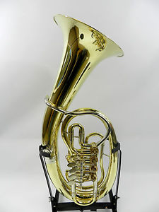 Baritone HORN Saxhorn Weltklang by B&S 4 flaps + System MINIBALL 78