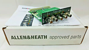 New Allen & Heath M-MADI 64 Audio Channel MADI Card iLive GLD Mixer Dual Port