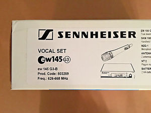 Sennheiser EW145 G3 B   Wireless Handheld Microphone System