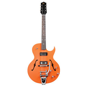 LH-306T Cutaway Archtop Guitar w/Bigsby Orange