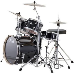 Pearl Export EXX725SZ/C31 Negro + Sabian Set De Platillos + Taburete GRATIS
