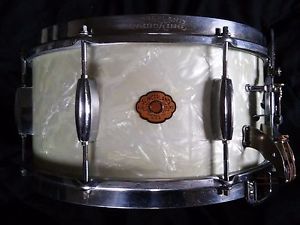 Vintage 1937 Slingerland Radio King Krupa Model snare Drum, WMP, COB, 6.5" x 14"