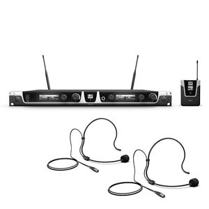 LD Systems U506 BPH2 - Funkmikrofon System mit 2 x Bodypack und 2 x Headset