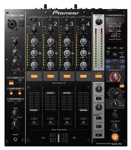 Pioneer DJM-750-K 4-Channel Full Digital DJ Mixer Black PIO-DJM-750-K