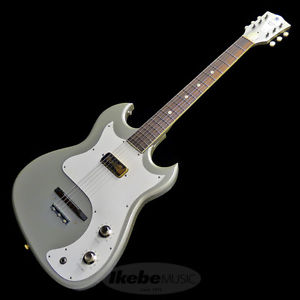 Vintage CUSTOM KRAFT Electric Guitar Ambassador 60's Silver [Excellent] RARE