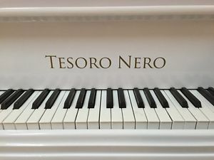 White High Gloss Baby Grand Piano