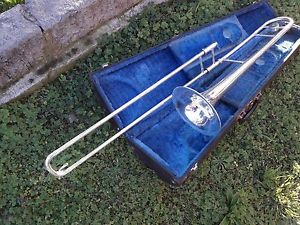 Trombone A. Courtois Silver Plated Fantastic - very very nice