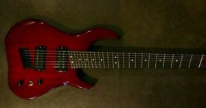 Custom Made 7 string Multiscale Guitar (fanned fret)