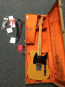 Fender USA 52 Reissue Tele Guitar W/Tweed Case/Strap/Tags-Highly Figured-Nice!