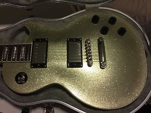 2011 Epiphone Limited Edition Custom Shop Les Paul Standard Silver Sparkle RARE!